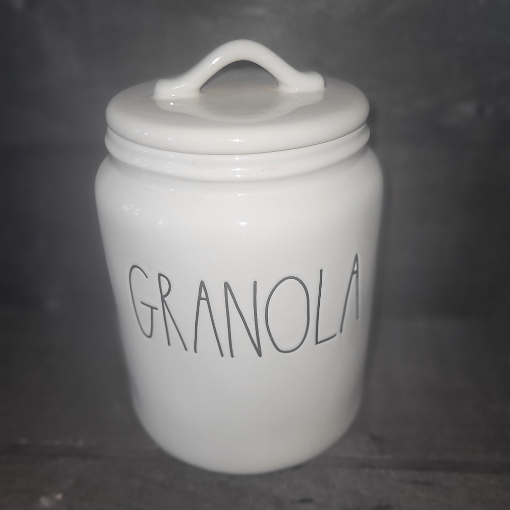 Rae Dunn GRANOLA Canister Fat